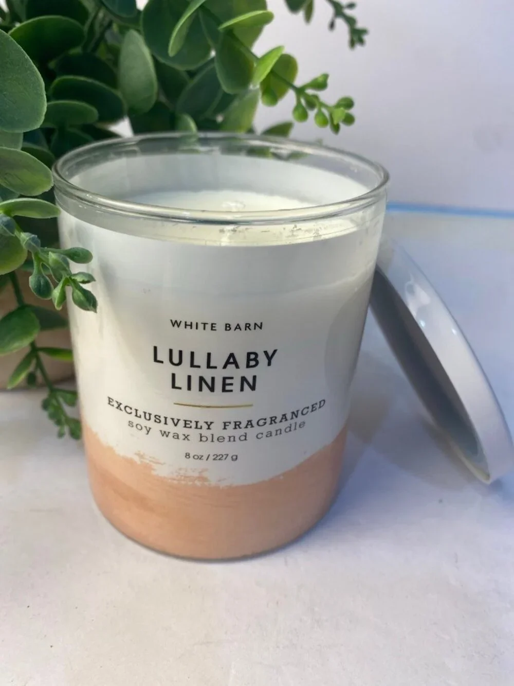 “Lullaby Linen” BBW White Barn New Single Wick Candle